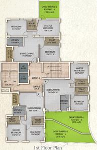 Gallery Cover Image of 1388 Sq.ft 3 BHK Apartment for rent in Oswal Orchard County, Belghoria for 18000