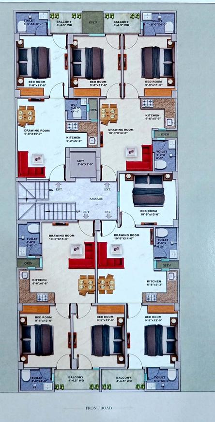 GCM Gomati Apartment - Image 13