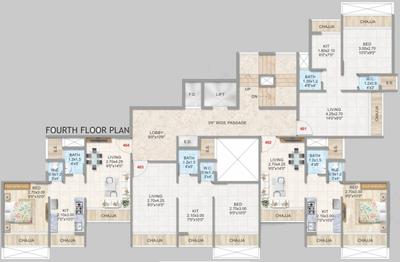 Gallery Cover Image of 1050 Sq.ft 2 BHK Apartment for rent in Aramus Residency, Kalamboli for 13000