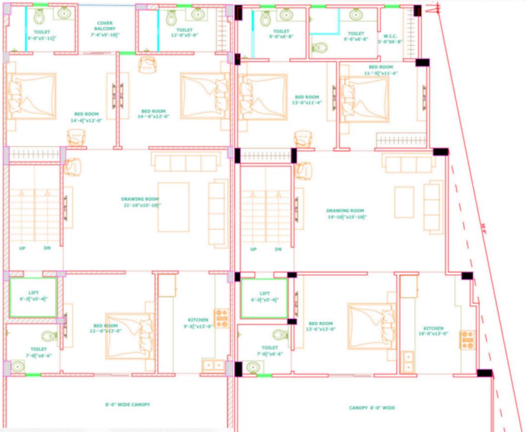 Midha 3 Side Corner Park Facing - Image 10