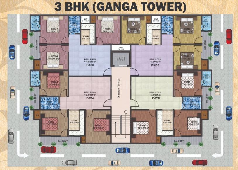 India Bricks Ganga And Yamuna Tower - Image 19