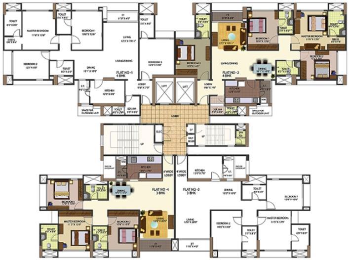 2 BHK Apartment for rent in Kanjurmarg West, Mumbai 1000 Sqft