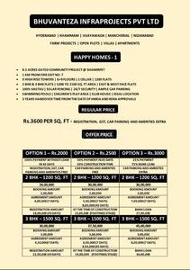 Gallery Cover Image of 1100 Sq.ft 2 BHK Apartment for buy in Happy Homes Apartment, Jeedimetla for 1980000
