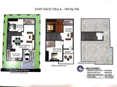 Gallery Cover Image of 2006 Sq.ft 3 BHK Independent House for buy in Bachupally for 8800000