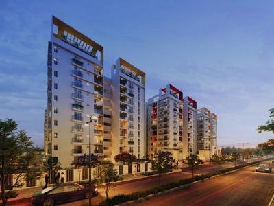 Gallery Cover Image of 1475 Sq.ft 2 BHK Apartment for buy in Indis Viva City, Kondapur for 9587500