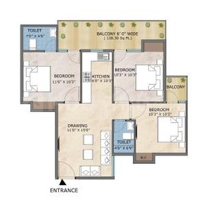 3 BHK Apartment