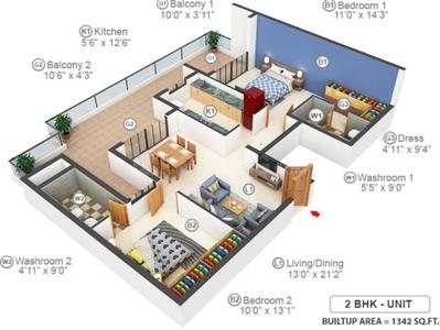 4 BHK Flat