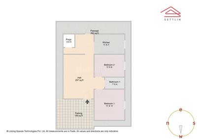 Gallery Cover Image of 1200 Sq.ft 3 BHK Independent House for buy in Kartik Nagar for 9900000