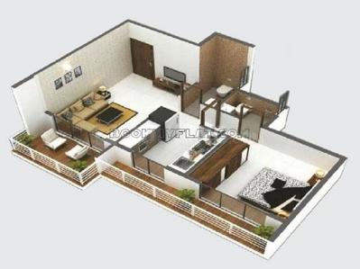 Gallery Cover Image of 400 Sq.ft 1 RK Apartment for buy in Shree Ostwal Horizon, Mira Road East for 3425000
