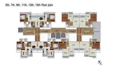 2 BHK अपार्टमेंट