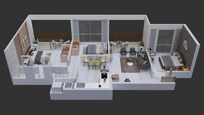 3 BHK फ़्लैट
