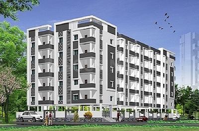 Gallery Cover Image of 1820 Sq.ft 3 BHK Apartment for buy in Moula Ali for 7280000