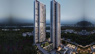 Gallery Cover Image of 1300 Sq.ft 3 BHK Apartment for buy in Thane West for 17000000