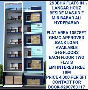Gallery Cover Image of 1124 Sq.ft 3 BHK Apartment for buy in Bapu nagar for 4500000