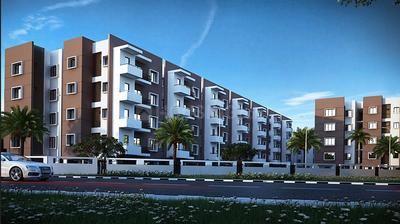 Gallery Cover Image of 525 Sq.ft 1 BHK Apartment for buy in Mahaveer Turquoise, Basapura for 2157000
