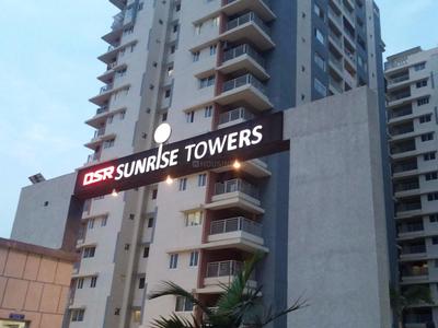 Gallery Cover Image of 1645 Sq.ft 3 BHK Apartment for rent in DSR Sunrise Towers, Chansandra for 28000