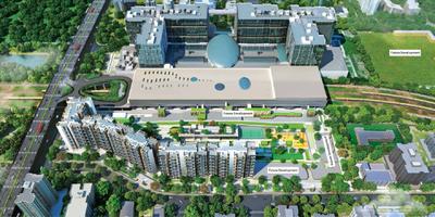 Gallery Cover Image of 1215 Sq.ft 2 BHK Apartment for buy in L And T Seawoods Residences North Towers, Nerul for 18500000
