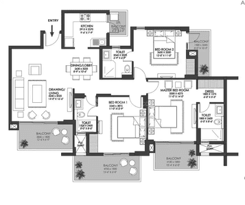 3 BHK Flat