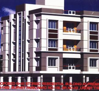 Gallery Cover Image of 1208 Sq.ft 3 BHK Apartment for buy in Baghajatin for 4900000