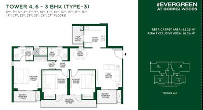 3 BHK फ़्लैट