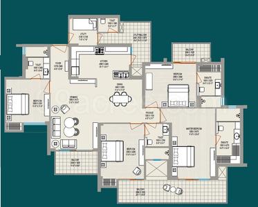 4 BHK फ़्लैट