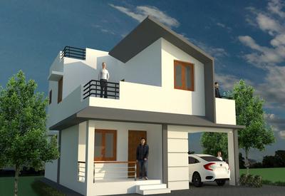 Gallery Cover Image of 1200 Sq.ft 2 BHK Independent House for buy in Saravanampatty for 2500000