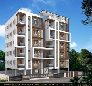 Gallery Cover Image of 1405 Sq.ft 3 BHK Apartment for buy in Sai Samyuktha Sathya Prabha Arcade, Kothapet for 9600000