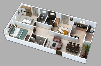 BHK 1002 Sqft Flat for sale at Medahalli, Bangalore East