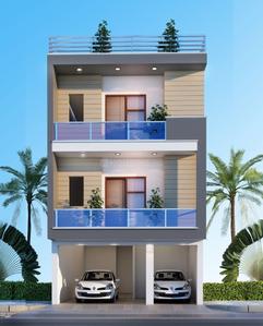Gallery Cover Image of 1200 Sq.ft 2 BHK Independent Floor for buy in Crossings Republik for 2950000