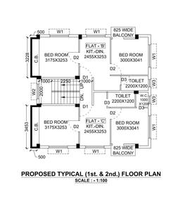 BHK 625 Sqft Flat for sale at Sinthi, Property ID 18159865