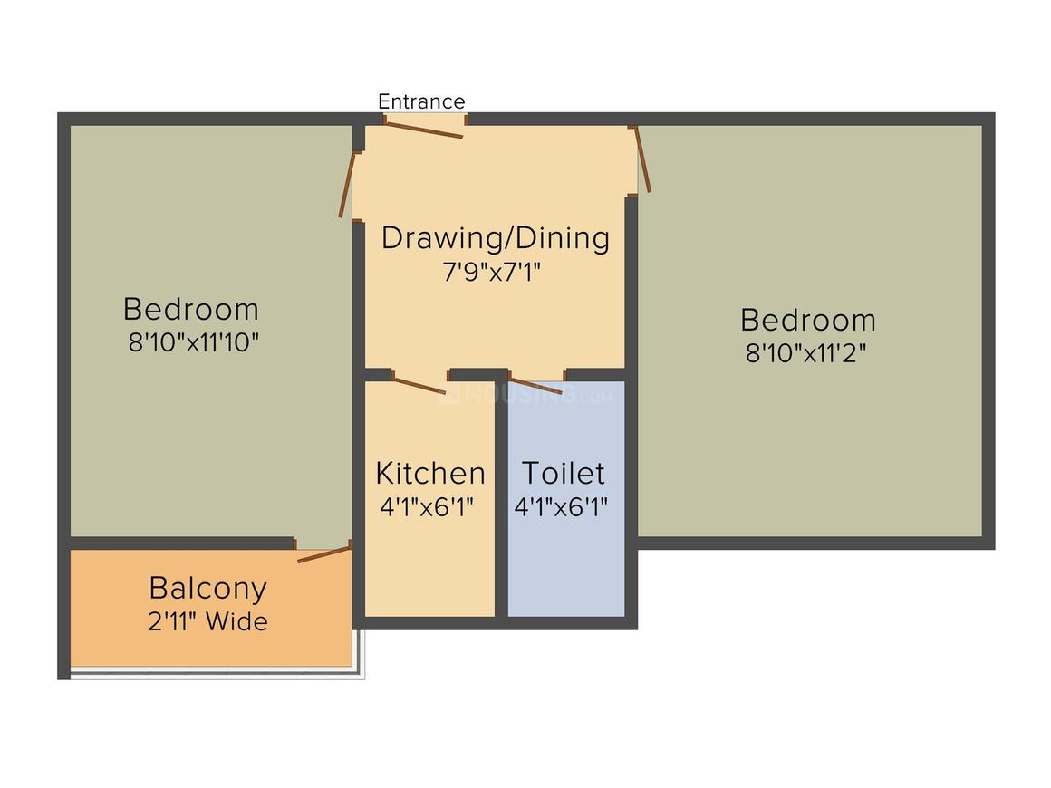 2 Bhk 500 Sqft Apartment For Sale At Panihati Kolkata