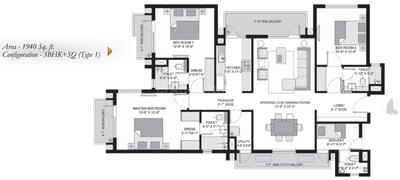 3 BHK Apartment