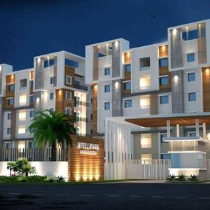 Gallery Cover Image of 1219 Sq.ft 2 BHK Apartment for buy in Whisper Valley for 5700000