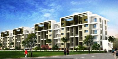 Gallery Cover Image of 862 Sq.ft 2 BHK Apartment for rent in Krisala Krisanta Skyline, Vikas Nagar for 11500