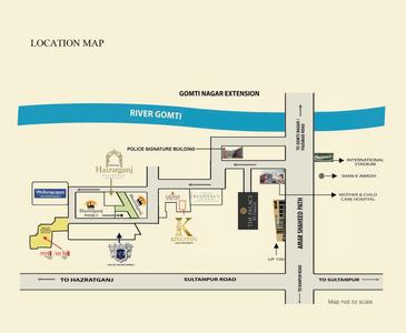 Gallery Cover Image of 2005 Sq.ft 2 BHK Apartment for buy in Gomti Nagar for 9669000
