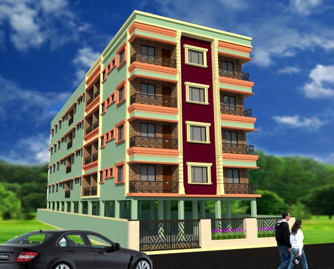 1033 Sqft 3 BHK Apartment for sale in Saraswati Abasan V Dunlop