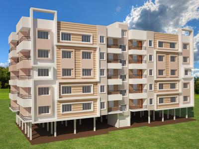 Gallery Cover Image of 845 Sq.ft 2 BHK Apartment for buy in Benachity for 1690000