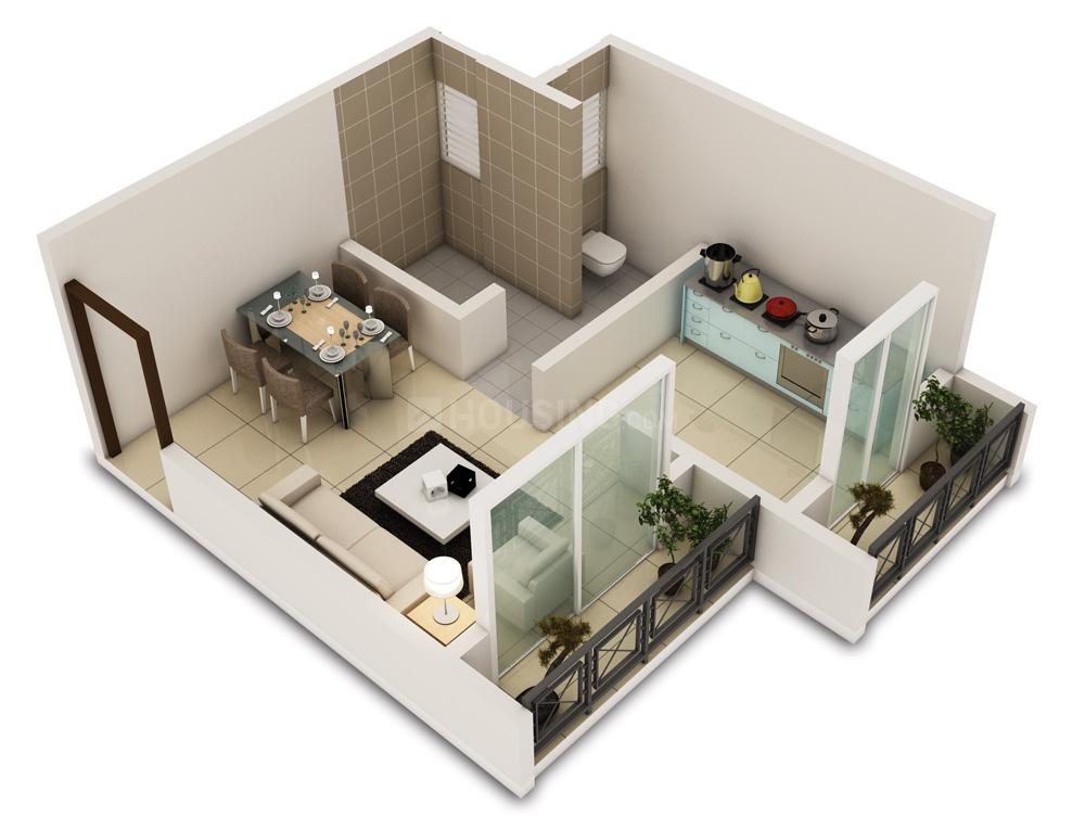 Floor Plan Floor Plan Image of 390 Sq.ft 1 RK Apartment for buy in Bhiwandi for 1053000