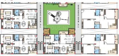 Gallery Cover Image of 1128 Sq.ft 2 BHK Apartment for buy in Nikhila Vivanta Pride, Mokila for 4750000
