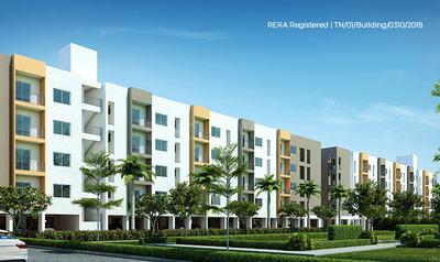 Gallery Cover Image of 478 Sq.ft 1 BHK Apartment for buy in Moolakazhani for 1689000