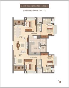 2 BHK अपार्टमेंट