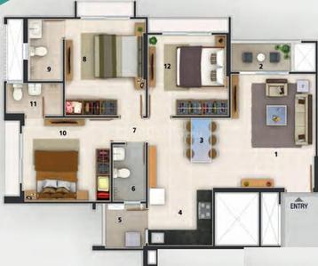 3 BHK Apartment