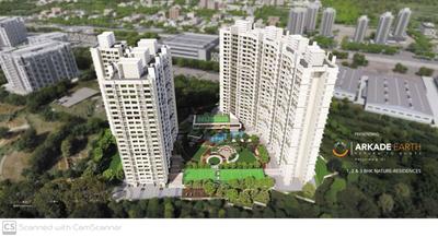 Gallery Cover Image of 1120 Sq.ft 3 BHK Apartment for rent in Arkade Earth, Kanjurmarg East for 46000
