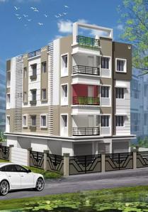 Gallery Cover Image of 1105 Sq.ft 3 BHK Apartment for buy in Ganguly Bagan for 4950000