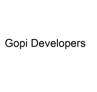 Gopi Developers logo