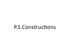 P.S.Constructions