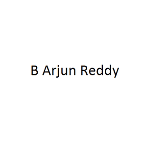 B Arjun Reddy logo