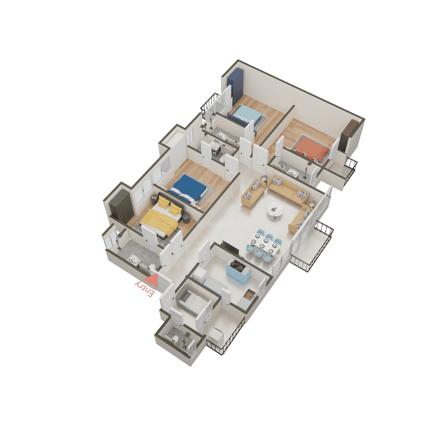 Jaypee Kensington Park Apartments - Image 59