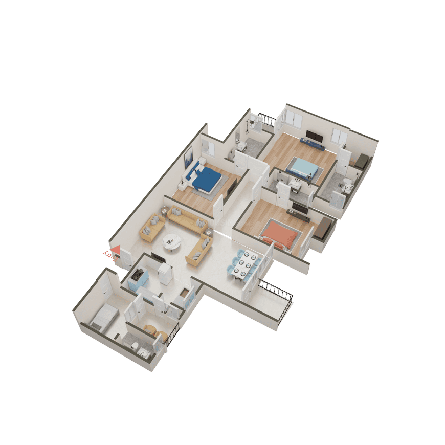 Jaypee Kensington Park Apartments - Image 44