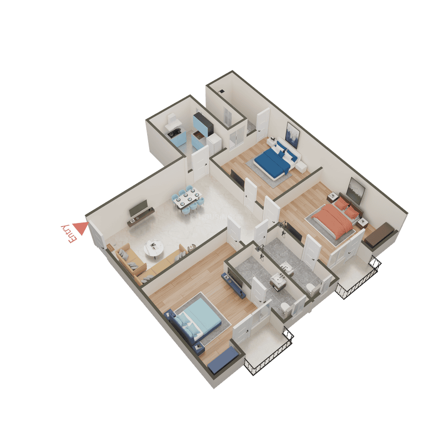 Earthcon Sir Syed Apartment - Image 12